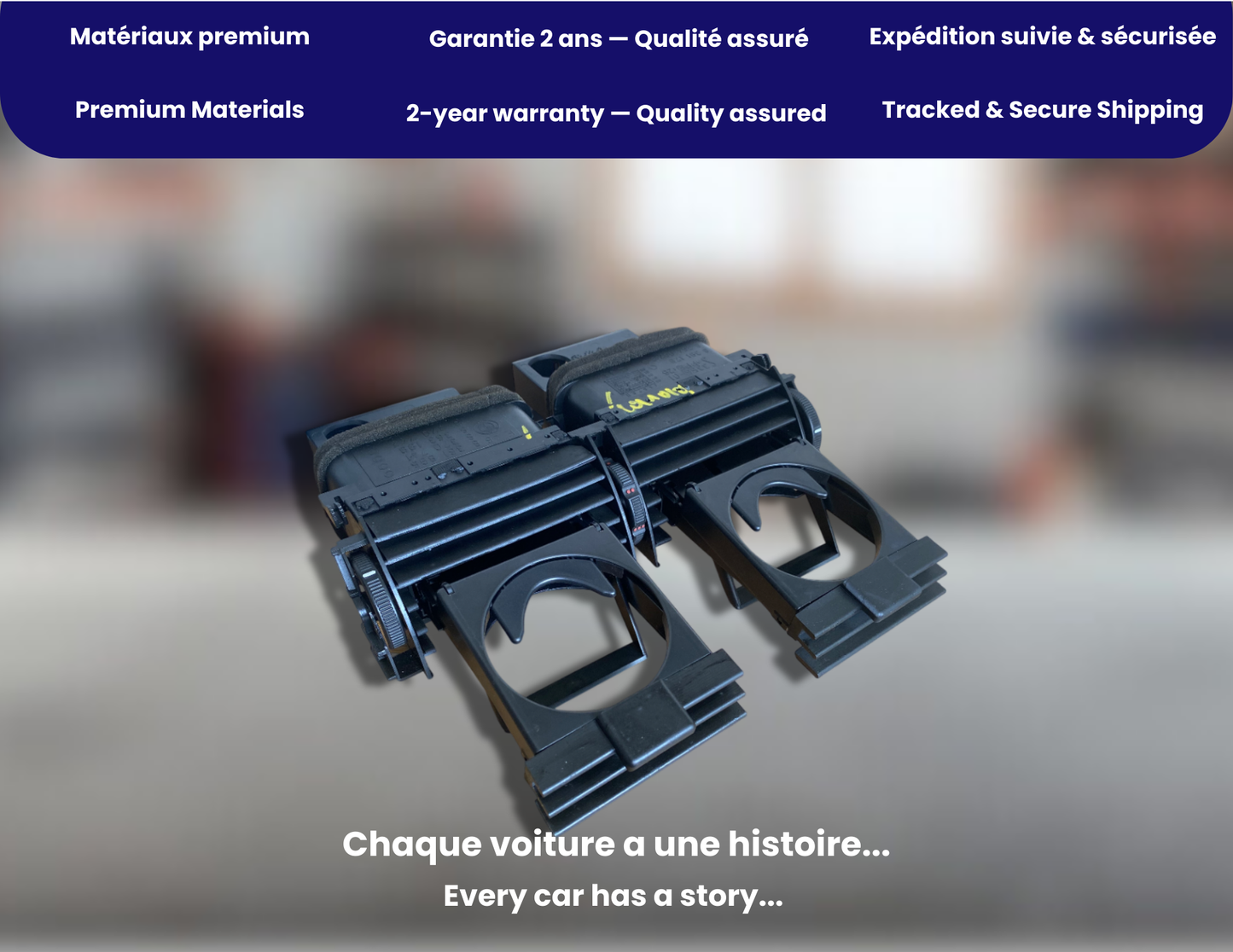 Porte-gobelet central BMW E46