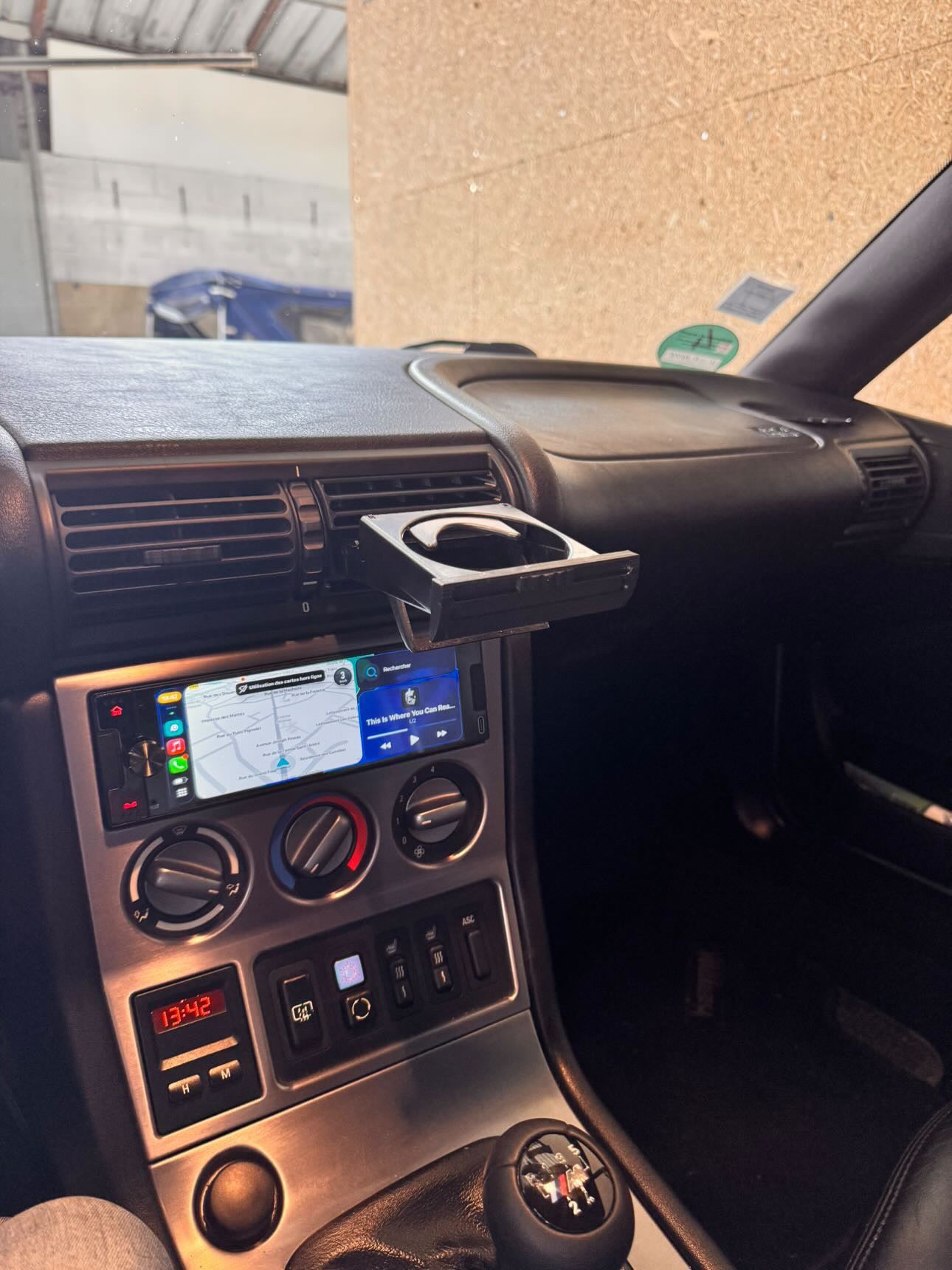 Porte gobelet centre BMW Z3/E36 COMPACT