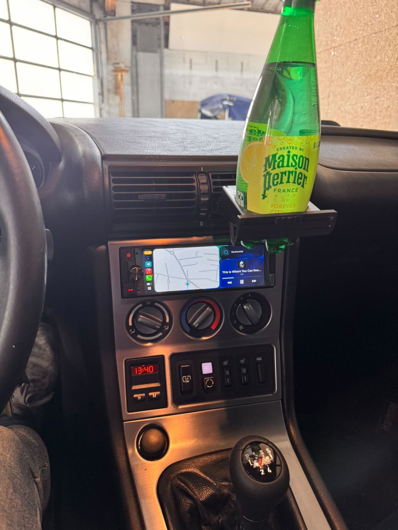 Porte gobelet centre BMW Z3/E36 COMPACT